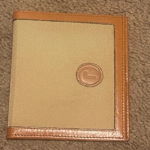 Lancel Mens/Unisex Brown Leather Card Holder/Compact Wallet Bifold - Picture 9 of 9